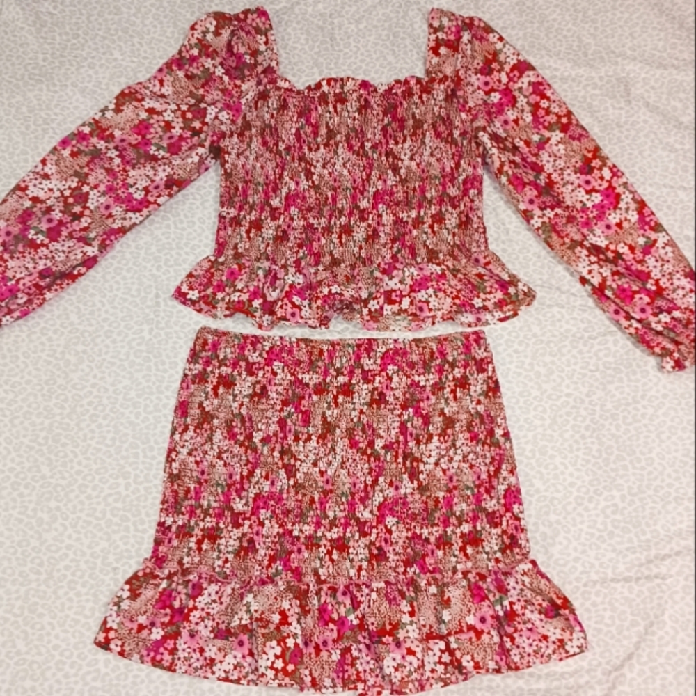 Crystal Doll two-piece skirt set